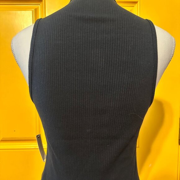 Maeve by ANTHROPOLOGIE Ribbed Tank SZ Medium Contemporary Y2K‎ Chic - Picture 2 of 5